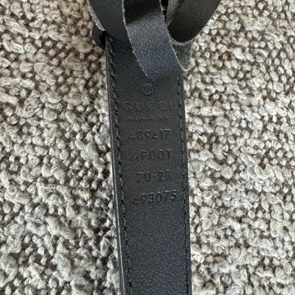 Gucci Marmont thin Belt with Gold GG Buckle - Picture 11 of 11